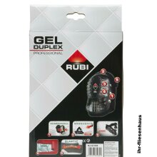 RUBI Gel-Knieschoner Duplex mit Klettband, Aussenschale abnehmbar