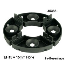 10St&uuml;ck Stelzlager Plattenlager 15mm Ring EH15  f&uuml;r Balkon und Terrassenbau