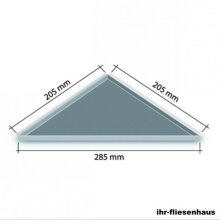 Edelstahl Ablage Duschablage 205/205 Dreieck Eckablage...