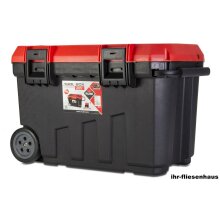Kunststoff-Werkzeugkiste Koffer mit Rollen, 89 Liter Fassungsverm&ouml;gen Rubi 75965