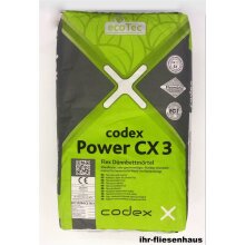 Codex Power CX3 Palette Fliesenkleber 42 x 25 kg Sack Flex-D&uuml;nnbettm&ouml;rtel f&uuml;r keramische Wand- und Bodenfliesen