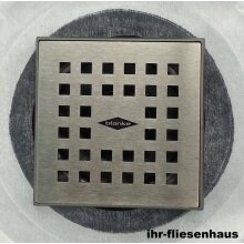 Blanke DIBA-CUBE Bodenablauf waagrecht f&uuml;r Verbundabdichtung