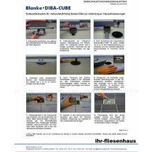 Blanke DIBA-CUBE Punktentw&auml;sserungssystem Bodenablauf f&uuml;r Verbundabdichtung