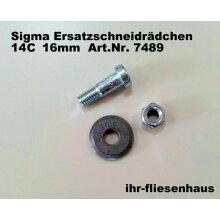 Sigma Ersatzschneidr&auml;dchen HM f&uuml;r Fliesenschneider 16mm mit Achse 5,5mm