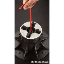 Stelzlager Plattenlager SE0 28-38mm mit 2mm Fuge selbstnivellierend + h&ouml;henverstellbar Eternoivica