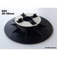 Stelzlager Plattenlager SE0 28-38mm mit 2mm Fuge selbstnivellierend + h&ouml;henverstellbar Eternoivica