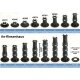 Stelzlager SE selbstnivellierend + h&ouml;henverstellbar alle H&ouml;hen/Fugenbreiten Eterno Ivica 37,5-50mm H&ouml;he 2mm Fuge