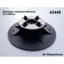 Stelzlager Plattenlager SE1 37,5-50mm mit 4mm Fuge selbstnivellierend + h&ouml;henverstellbar Eternoivica