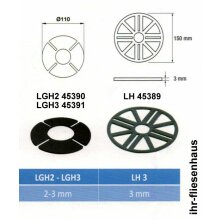 Stelzlager SE selbstnivellierend + h&ouml;henverstellbar alle H&ouml;hen/Fugenbreiten Eterno Ivica 37,5-50mm H&ouml;he 4mm Fuge