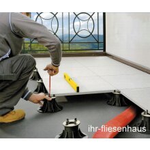 Stelzlager Plattenlager SE2 50-75mm mit 2mm Fuge selbstnivellierend + h&ouml;henverstellbar Eternoivica