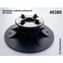 Stelzlager Plattenlager SE2 50-75mm mit 4mm Fuge selbstnivellierend + h&ouml;henverstellbar Eternoivica