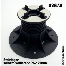 Stelzlager Plattenlager SE3 75-120mm mit 4mm Fuge...
