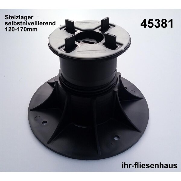 Stelzlager Plattenlager SE4 120-170mm mit 4mm Fuge selbstnivellierend + h&ouml;henverstellbar Eternoivica
