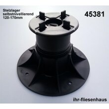 Stelzlager Plattenlager SE4 120-170mm mit 4mm Fuge selbstnivellierend + h&ouml;henverstellbar Eternoivica
