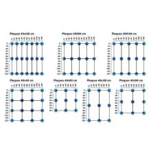 Stelzlager Plattenlager SE4 120-170mm mit 4mm Fuge selbstnivellierend + h&ouml;henverstellbar Eternoivica