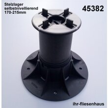 Stelzlager Plattenlager SE5 170-215mm mit 4mm Fuge...