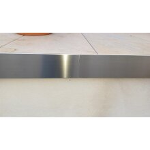 Abschlussprofil Edelstahl geb&uuml;rstet H&ouml;he 6cm L&auml;nge 200 cm  f&uuml;r Terrasse Balkon Pool