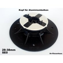 Stelzlager Plattenlager SE0 28-38mm f&uuml;r Alubalken...