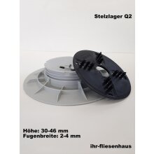 Stelzlager Q2  h&ouml;henverstellbar von 30-46mm Serie...