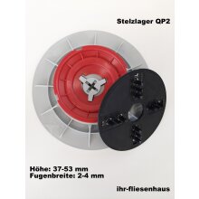 Stelzlager QP2 selbstnivelliered + h&ouml;henverstellbar 37-53mm