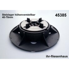 Stelzlager Plattenlager 40-70mm  h&ouml;henverstellbar NM2 mit 4mm Fuge von Eternoivica
