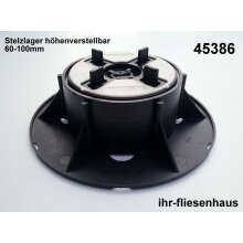 Stelzlager Plattenlager 60-100mm  h&ouml;henverstellbar NM3 mit 4mm Fuge von Eternoivica