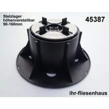 Stelzlager Plattenlager 90-160mm  h&ouml;henverstellbar NM4 mit 4mm Fuge von Eternoivica