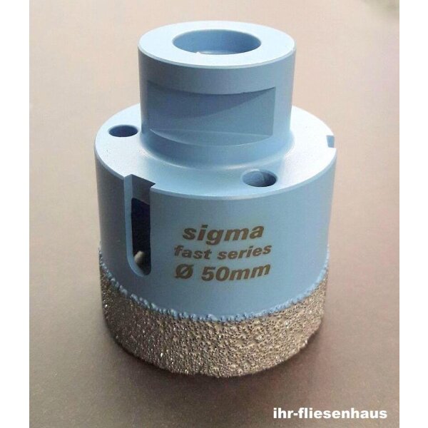 Sigma Diamantbohrer alle Durchmesser von 6-70mm trocken oder nass 50mm