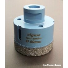 Sigma Diamantbohrer alle Durchmesser von 6-70mm trocken...