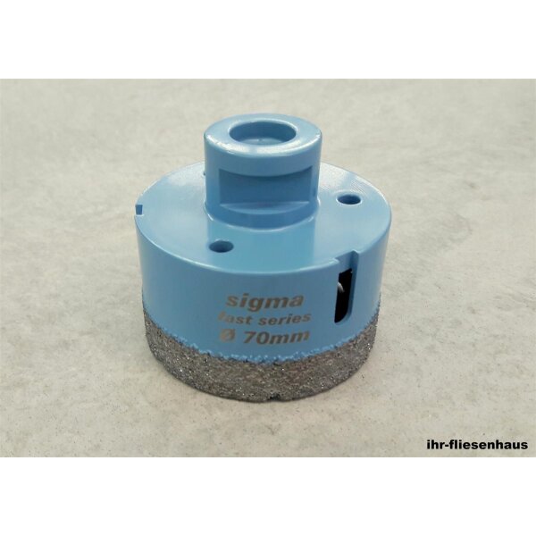 Sigma Diamantbohrer alle Durchmesser von 6-70mm trocken oder nass 70mm