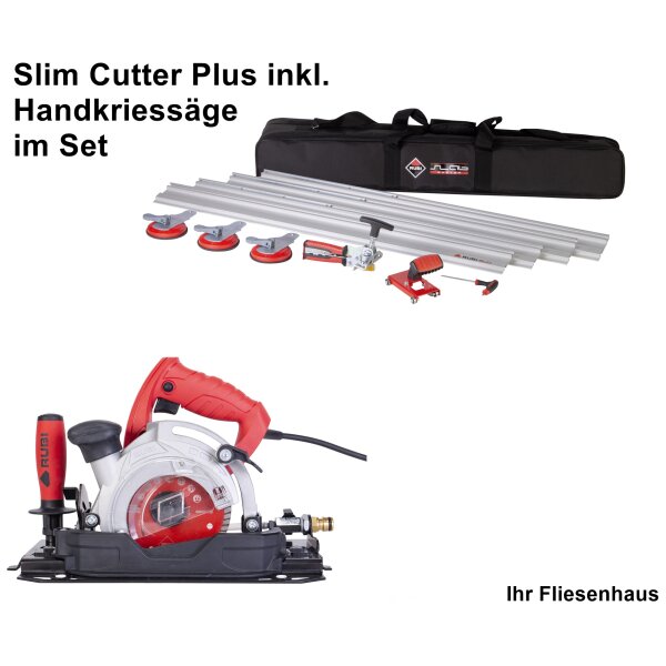 Rubi Slim Cutter Plus + Handkreiss&auml;ge TC-125 im Set