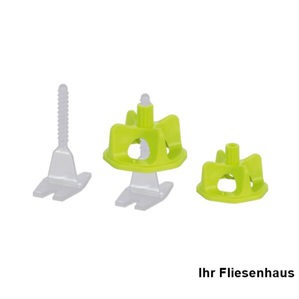 Codex LS2 Nivelliersystem Starterset 200 St. Zughauben 1,5 mm+200 St. Zuglaschen