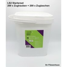 Codex LS2 Nivelliersystem Starterset 200 St. Zughauben 1,5 mm+200 St. Zuglaschen