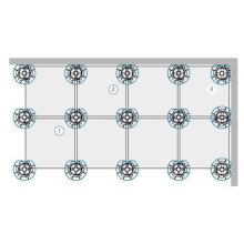 Eterno Stelzlager PR1-PR3 2-4mm Fugenbreite auch f&uuml;r Alubalken geeignet 30-420mm PR2 65-155 mm 2 mm