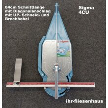 Sigma Profi Fliesenschneider 4CU 84cm Neueste Version UP mit Diagonalanschlag