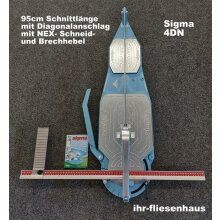 Sigma Profi Fliesenschneider 4DN 95cm Neueste Version NEX mit Diagonalanschlag