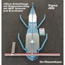 Sigma Profi Fliesenschneider 4EN 125cm Neueste Version NEX mit Diagonalanschlag