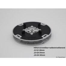 Stelzlager J1-J3 h&ouml;henverstellbar und...