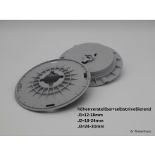 Junior Stelzlager h&ouml;henverstellbar und selbstnivellierend Verstellbereich 18-24mm Plattenlager