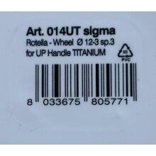 Sigma Ersatzschneidr&auml;dchen 12mm Titan Serie 4 f&uuml;r Hebel UP