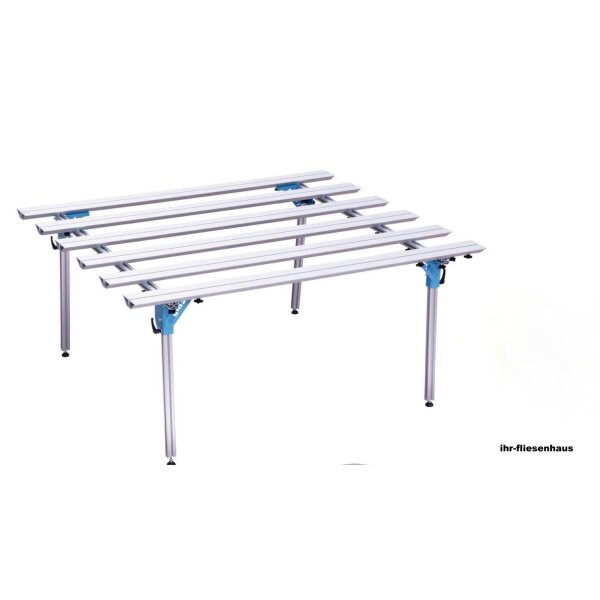 Sigma 63F Aluminium Werkbank Arbeitstisch L180xB150cm klappbar 6 Auflagen
