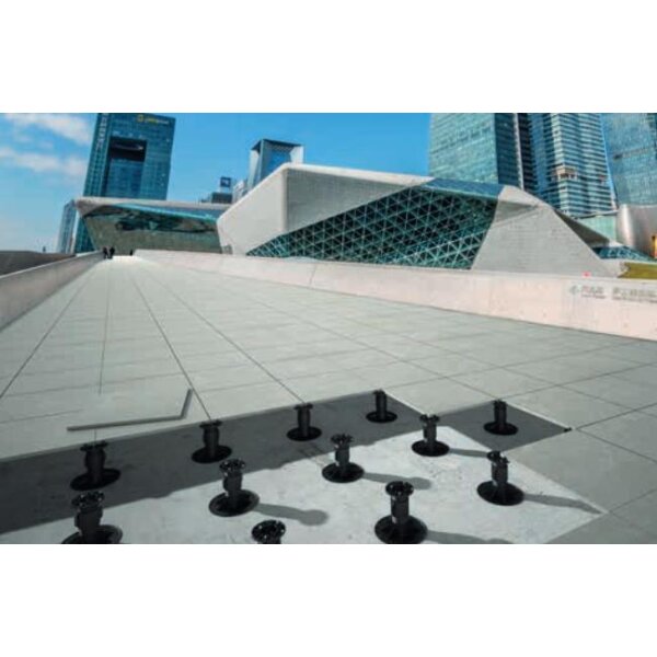 Stelzlager Plattenlager SB1 bis SB5, h&ouml;henverstellbar von 27-168mm mit 4mm Fugenbreite Eternoivica