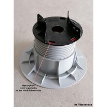 Stelzlager Q1C - Q5C f&uuml;r Alu oder Holz-Balken...