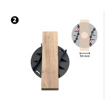 Stelzlager Q1C - Q5C f&uuml;r Alu oder Holz-Balken h&ouml;henverstellbar 21-234mm