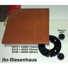 10St&uuml;ck Stelzlager Plattenlager 20mm Ring EH20  f&uuml;r Balkon und Terrassenbau