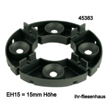 200St&uuml;ck Stelzlager Plattenlager 15mm Ring EH15  f&uuml;r Balkon und Terrassenbau