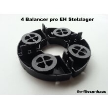 250St&uuml;ck Stelzlager Plattenlager 12mm Ring EH12  f&uuml;r Balkon und Terrassenbau