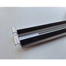 Auslegerschiene f&uuml;r Terrassenplatten, Terrassenabschluss L&auml;nge 86,6cm f&uuml;r Stelzlager