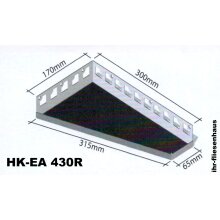 Edelstahl Ablage Duschablage 170/300R Trapetz zum Einfliesen