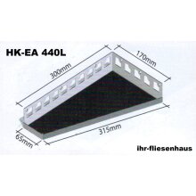 Edelstahl Ablage Duschablage 170/300R Trapetz zum Einfliesen
